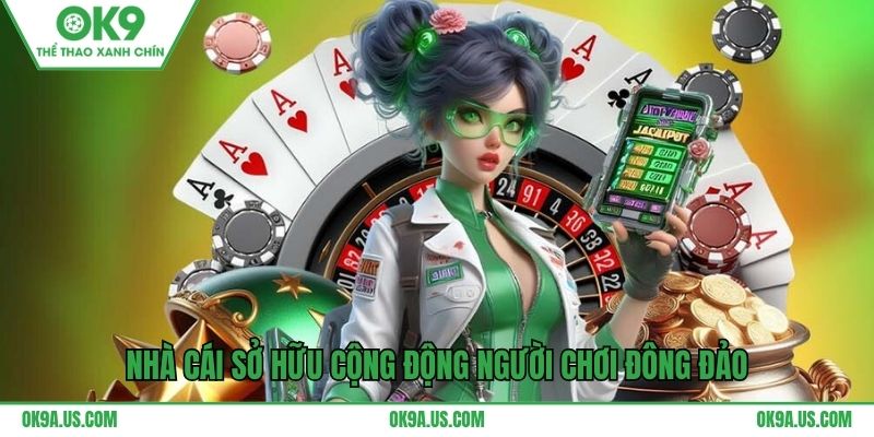 Nhà cái sở hữu cộng động người chơi đông đảo